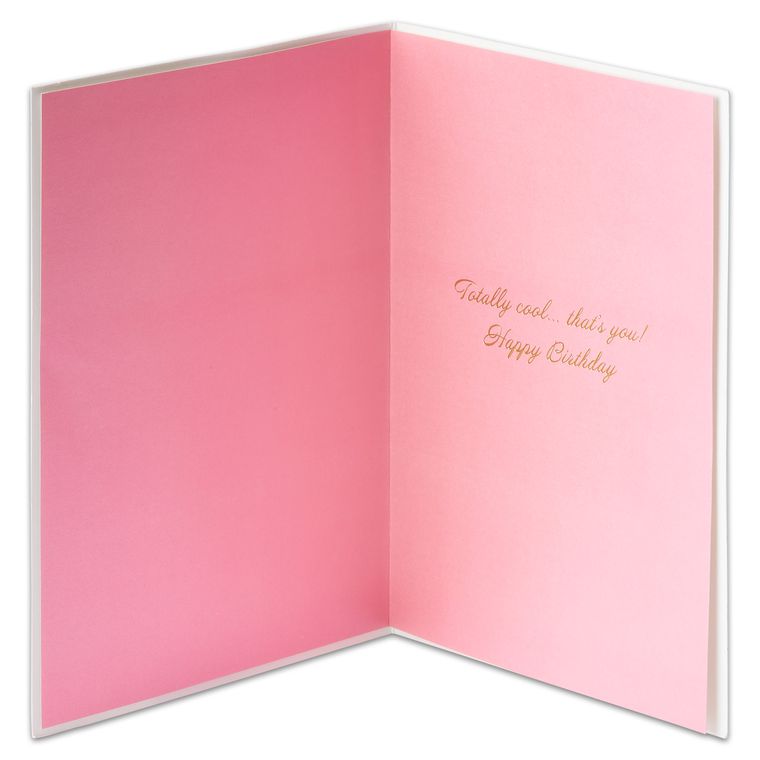 Details about   Papyrus Birthday Card Rainbow Candle Gems Swirls that's you Uncommonly Cool 