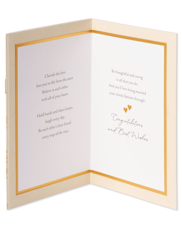 Happy Thoughts Wedding Card