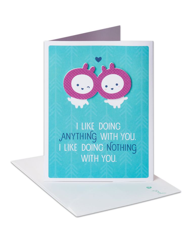 Anything and Nothing Anniversary Card