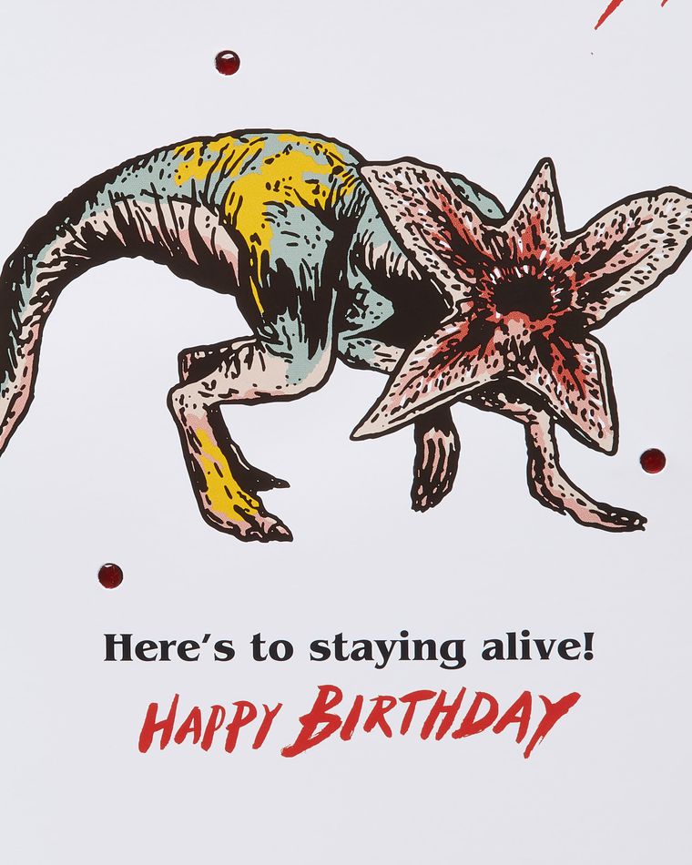 Stranger Things™ Demodog Hunter Birthday Card