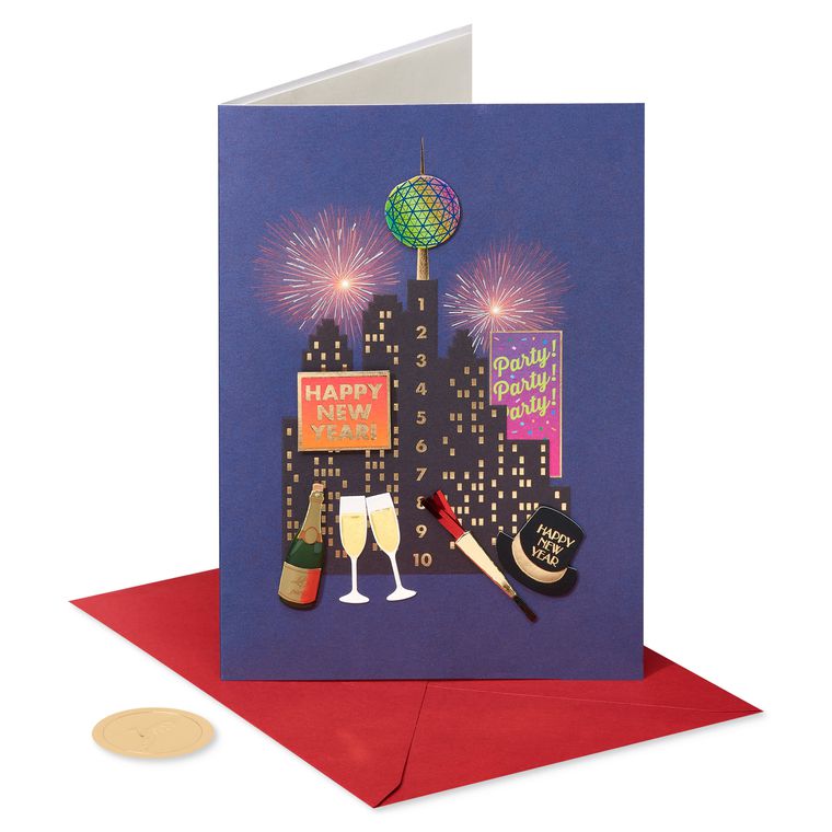 Amazing and Happy New Years Greeting Card