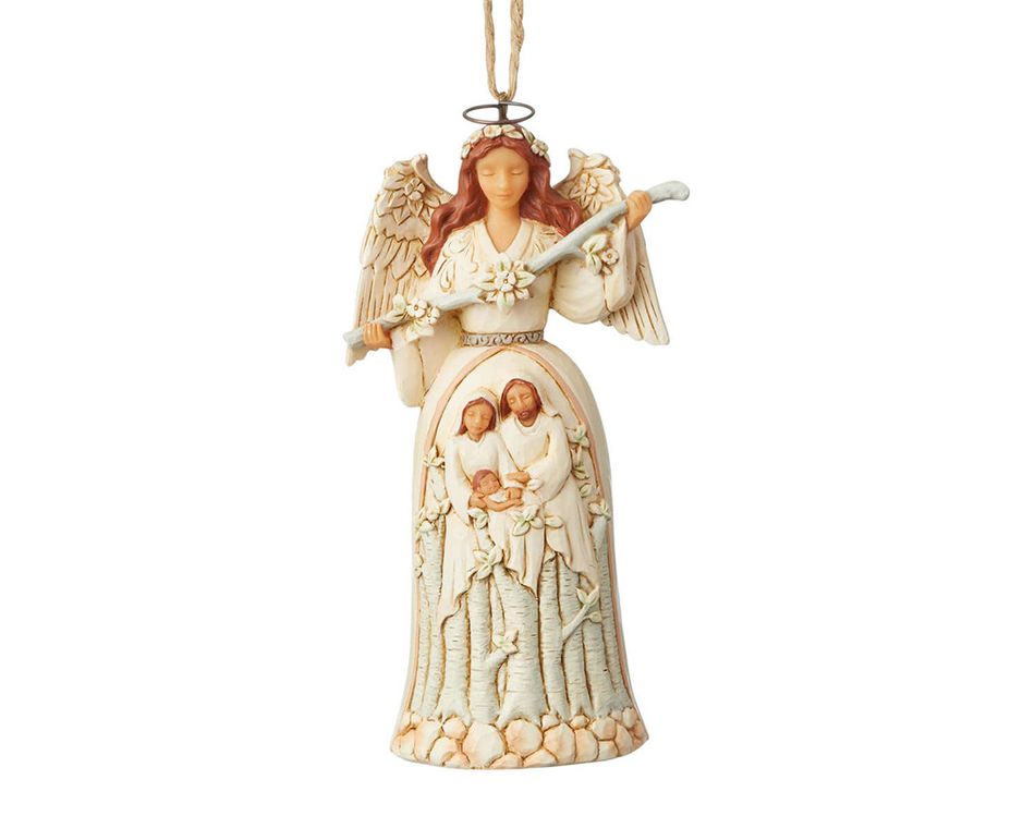 Jim Shore Woodland Nativity Angel Ornament