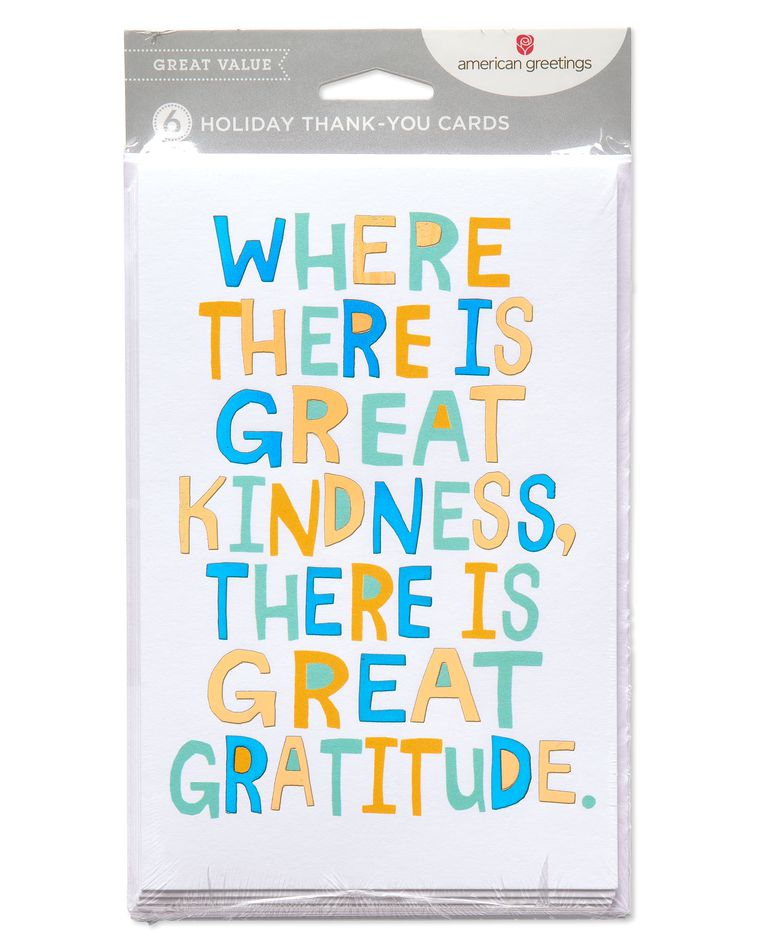 Thank You Happy New Year Card, 6-Count