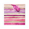Extra-Large Purple and Pink Glitter Stripes Gift Bag