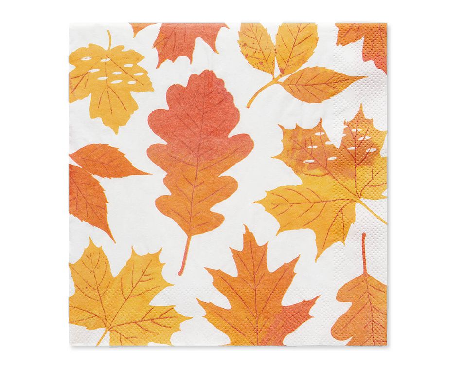 Autumn Days Paper Lunch Napkins, 16-Count