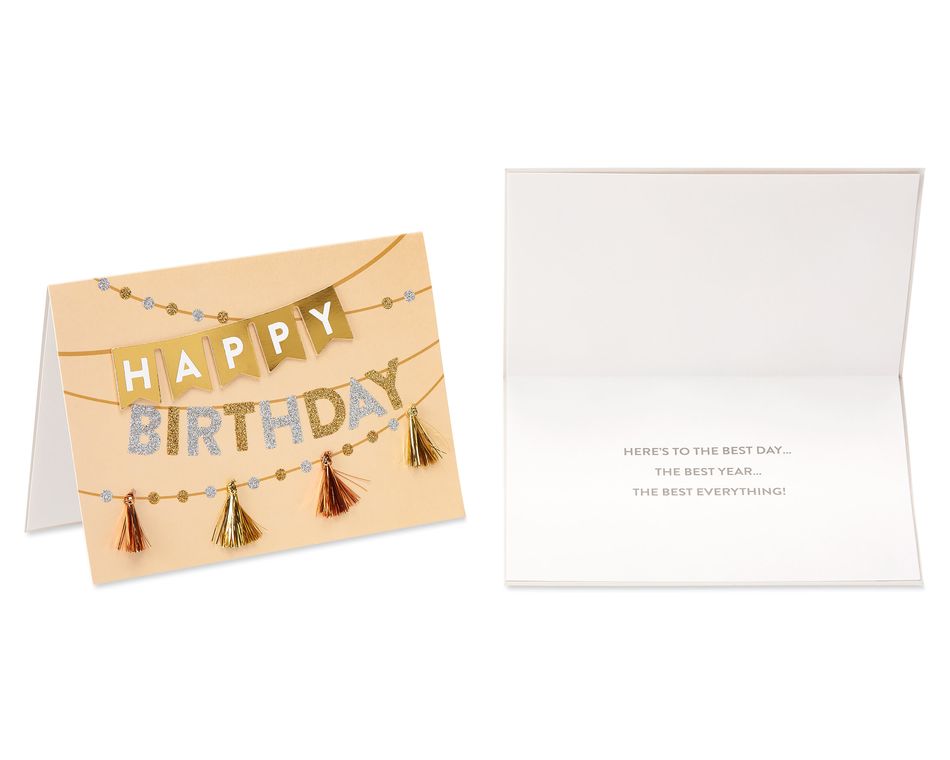 Dogs and Banner Birthday Greeting Card Bundle, 2-Count