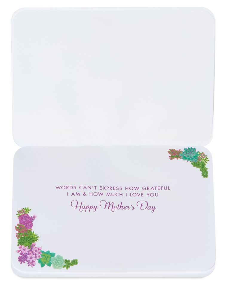 Floral Lettering Mother's Day Card
