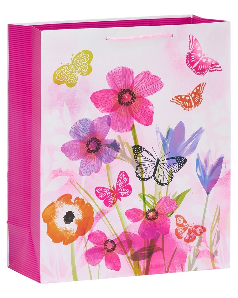 Large Butterfly Garden Gift Bag