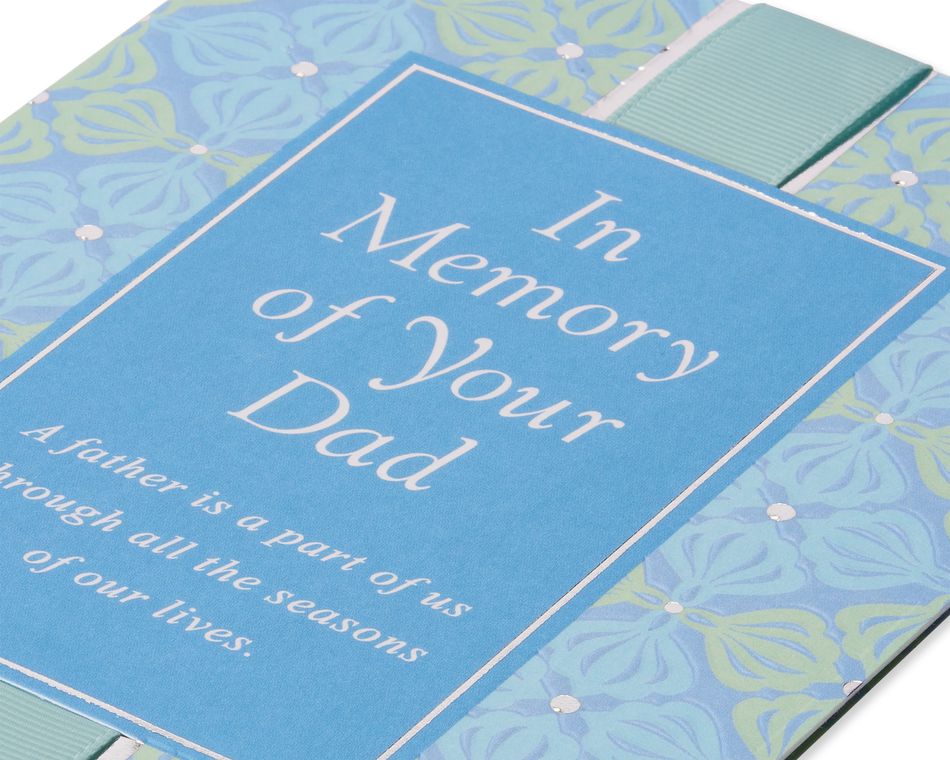 In Memory of Your Dad Sympathy Card 