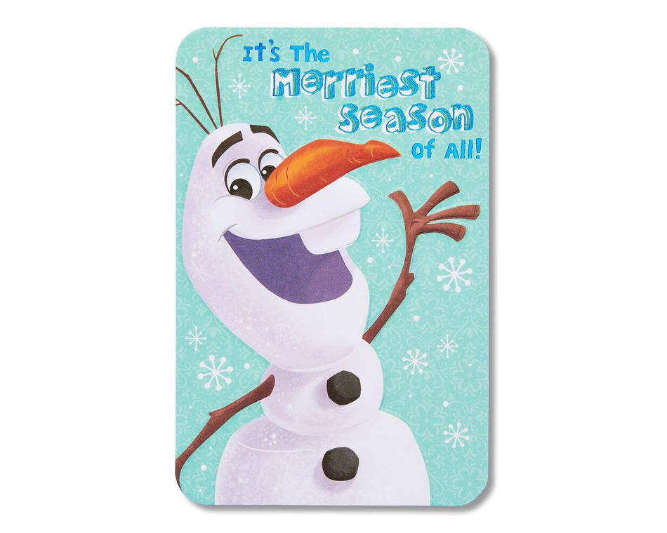 Frozen Holiday Card