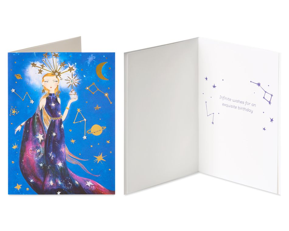 Celestial Birthday Greeting Card Bundle for Her, 2-Count