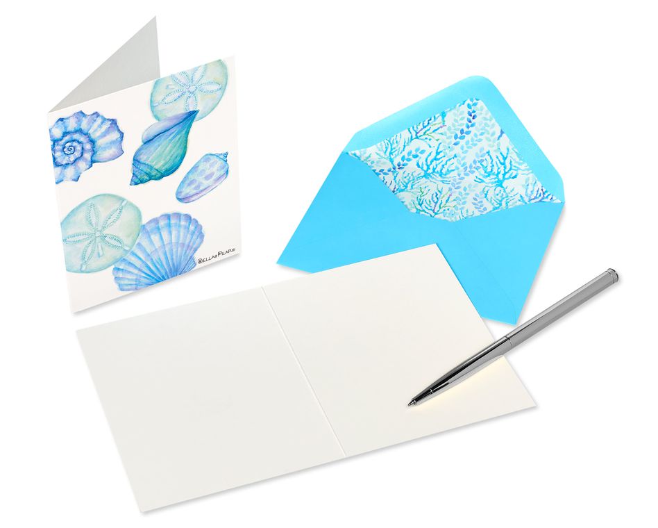 Into the Blue Boxed Blank Note Cards with Envelopes, 20-Count