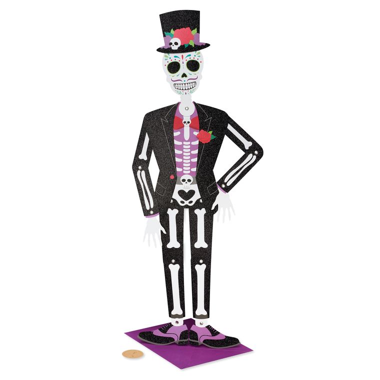Bring on the Night Displayable Day of the Dead Greeting Card