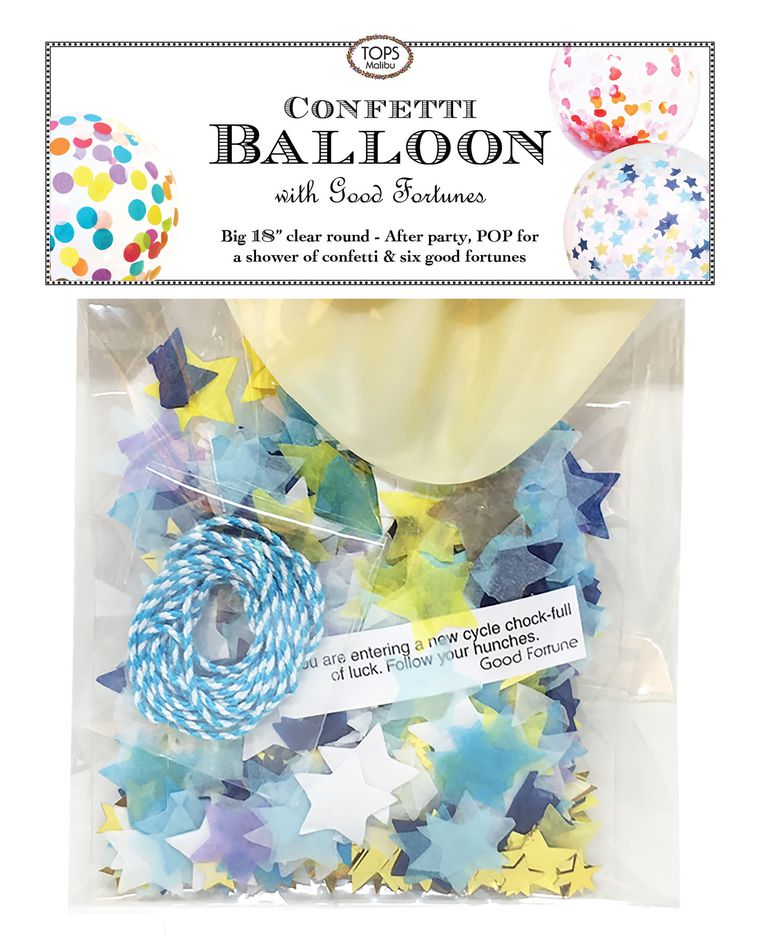 Big Stars Confetti Balloon