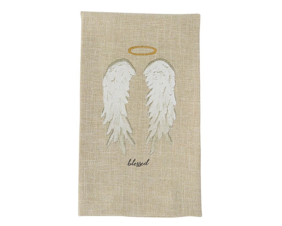 Mud Pie Blessed Pazitive Tea Towel