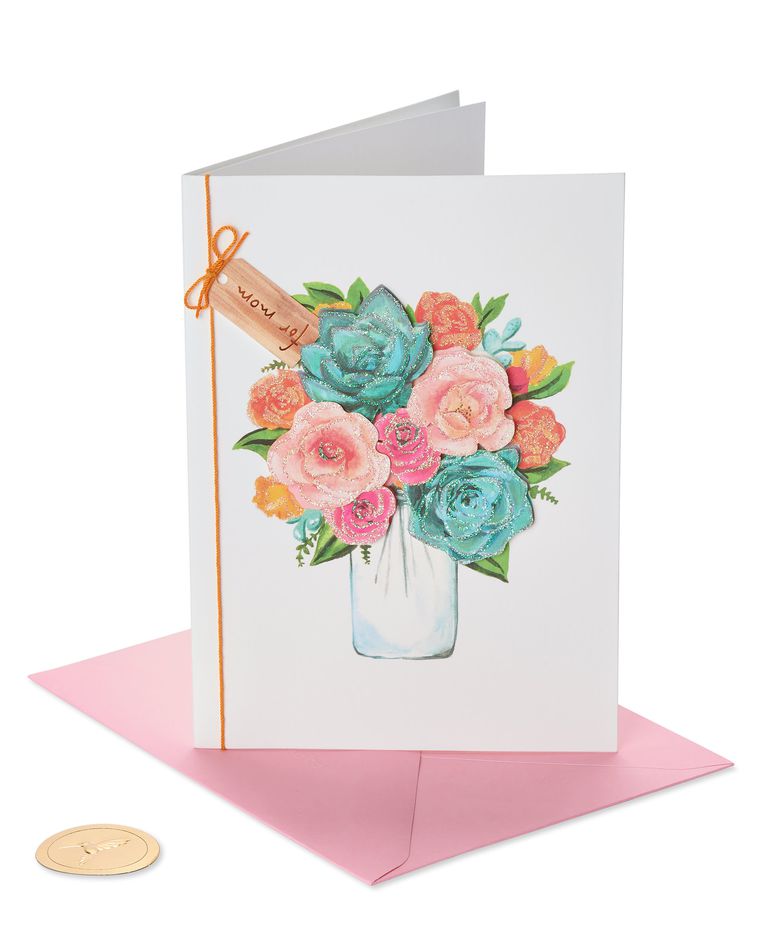 Succulent Bouquet Mother's Day Card
