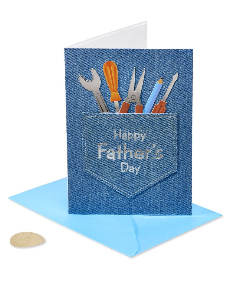 Jean Pocket and Tools Father's Day Greeting Card
