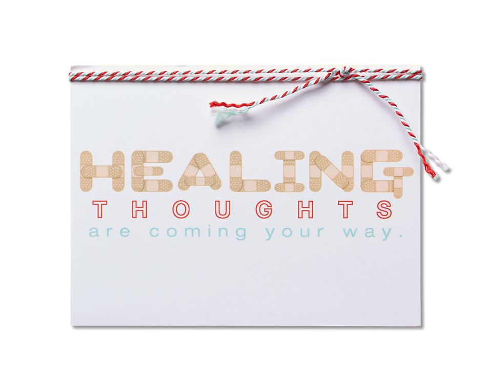 Healing Thoughts Get Well Card