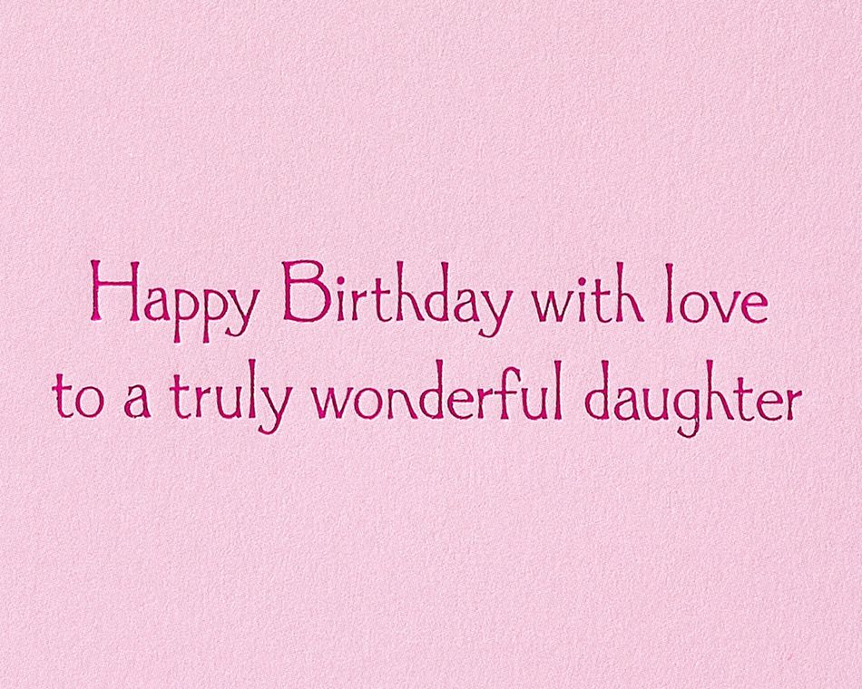 So Proud Birthday Greeting Card for Daughter