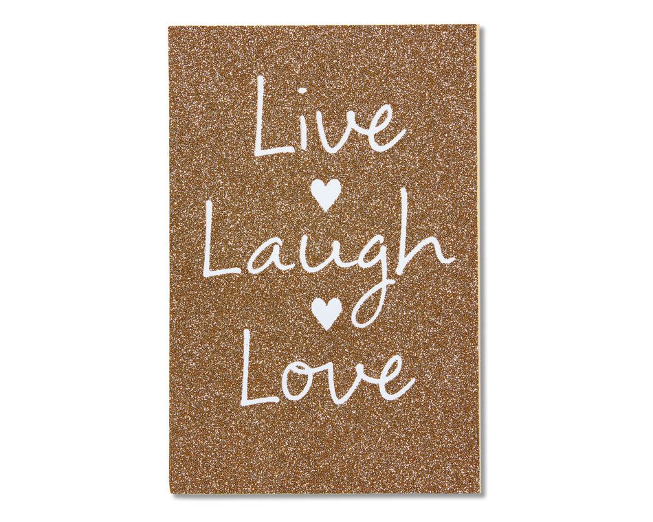 live laugh love wedding card