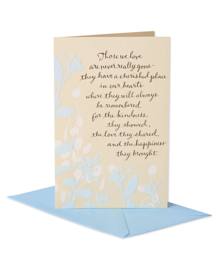 Cherished Sympathy Card 