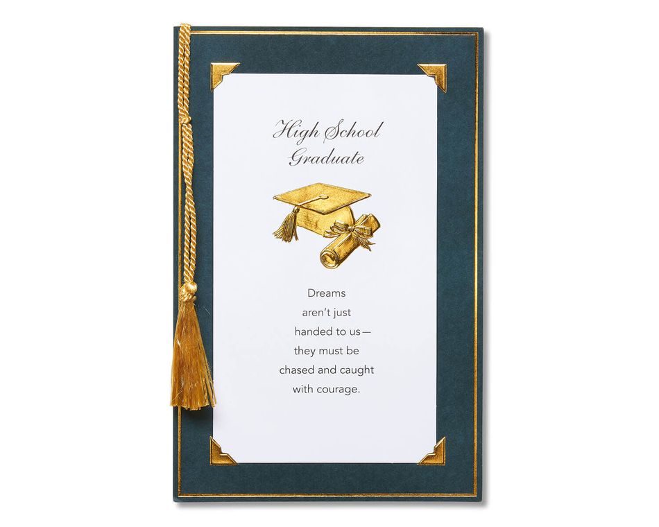 For a Terrific High School GRADUATE Graduating Graduation greeting Card G45 