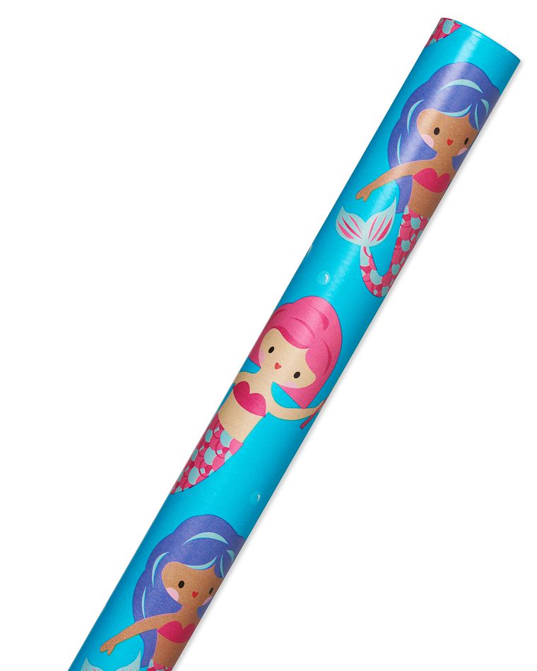 Mermaids Wrapping Paper, 20 Total Sq. Ft.