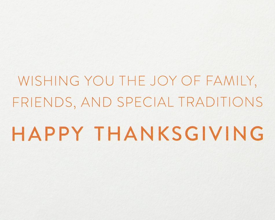 Blessed Happy Thanksgiving Greeting Card