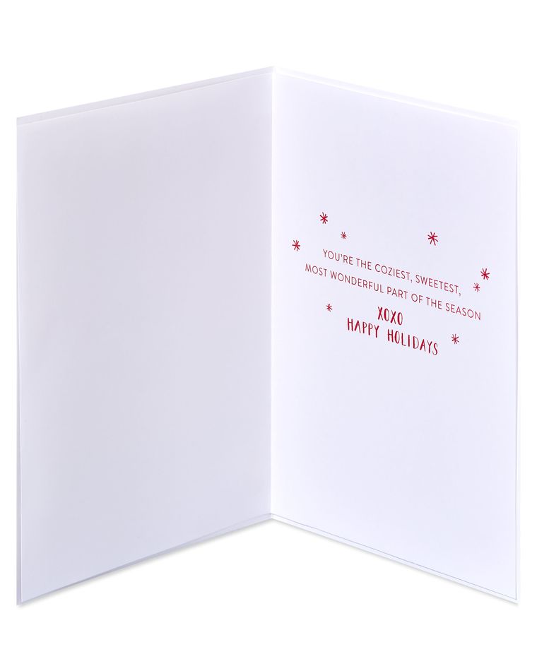 Most Wonderful Part of the Season Christmas Greeting Card for Wife