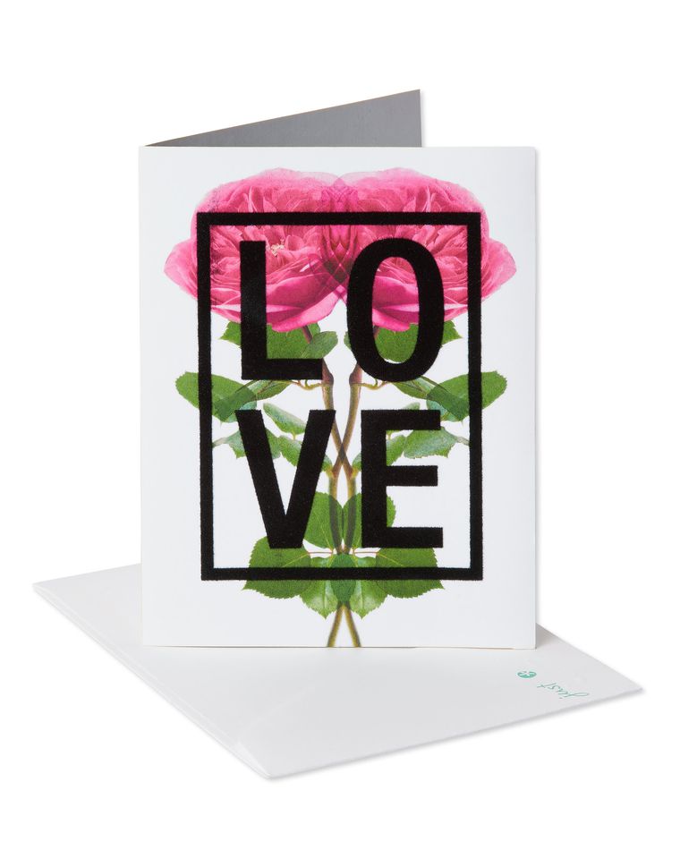 Floral Love Anniversary Card