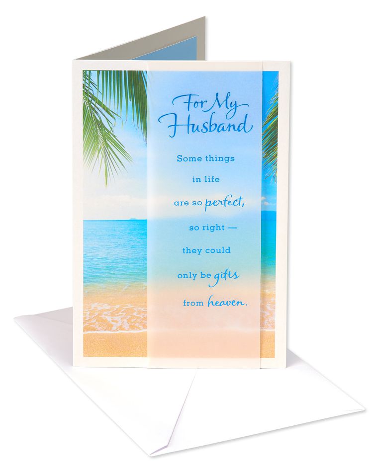 Religious Beach Father's Day Card 