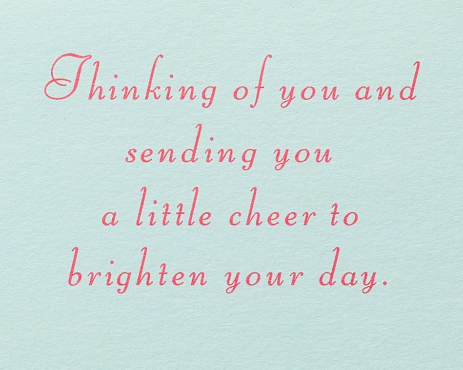 A Little Cheer Get Well Soon Greeting Card
