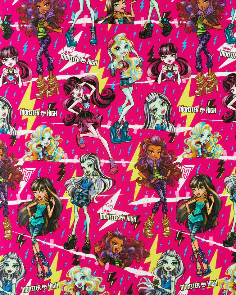 Monster High Wrapping Paper, 20 sq. ft.