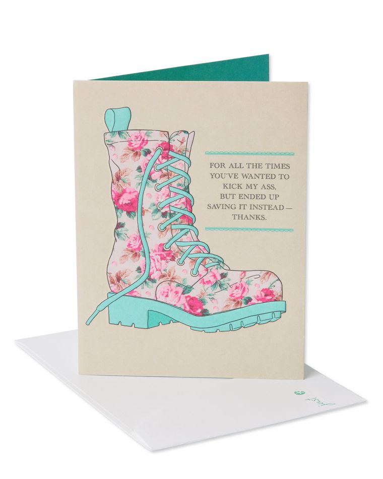 Glad You're My Mom Birthday Card