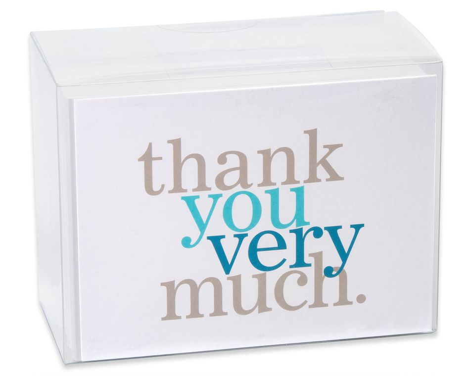 Thank You Very Much Cards and Envelopes, 50-Count
