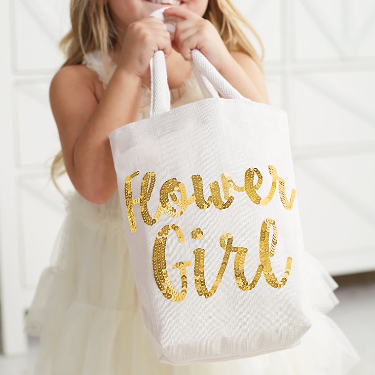 Mud Pie Flower Girl Dazzle Tote