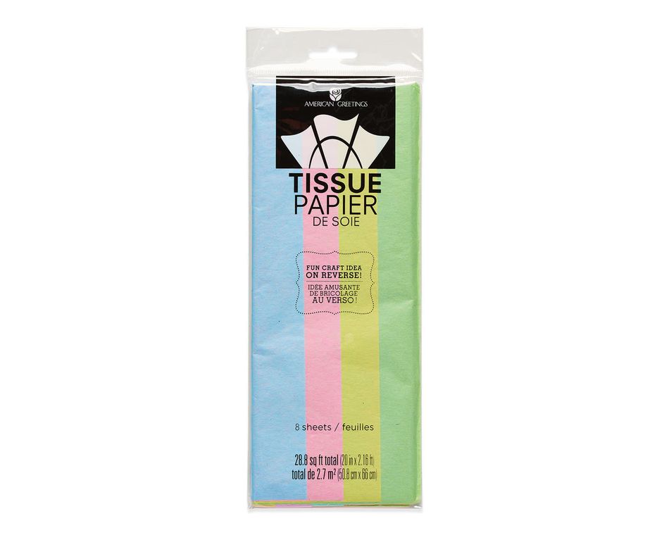 Baby Multi-colored Tissue Paper 8 Ct