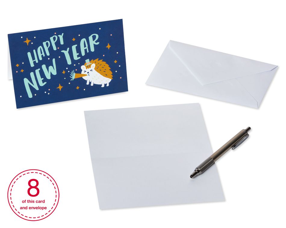 Animals Christmas Greeting Card Bundle with White Envelopes, 48-Count