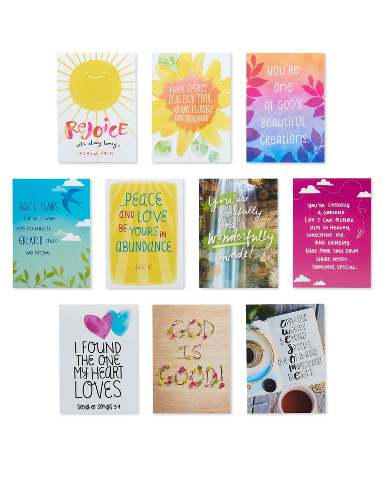 Faith and Joy Lunch Box Mini Notes, 40-Count