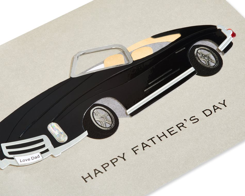  Classic Car Father's Day Greeting Card