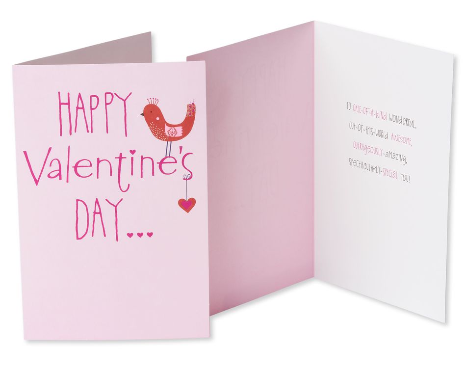 Pink Valentine's Day Card Bundle, 2-Count