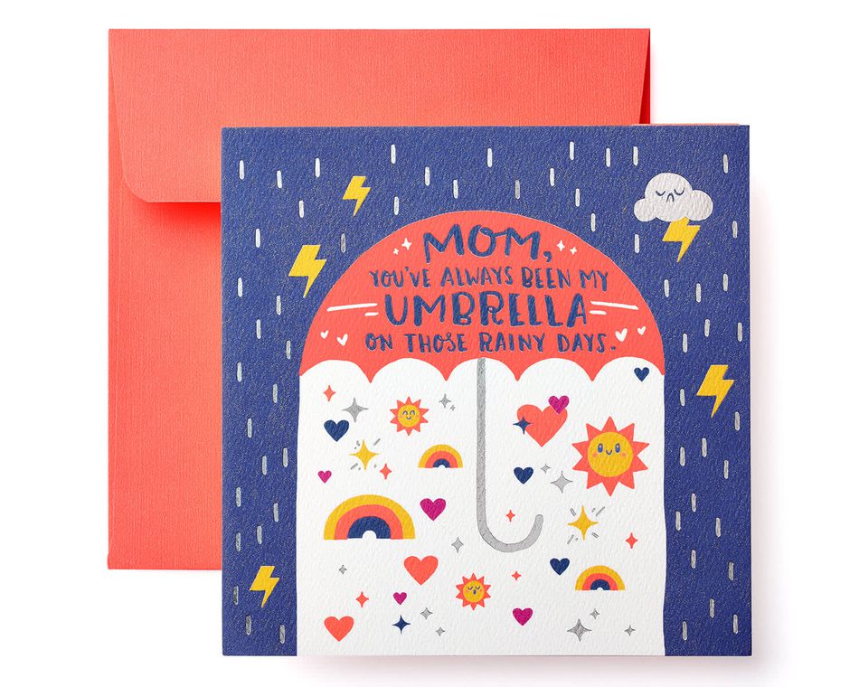 Umbrella Mother's Day Card