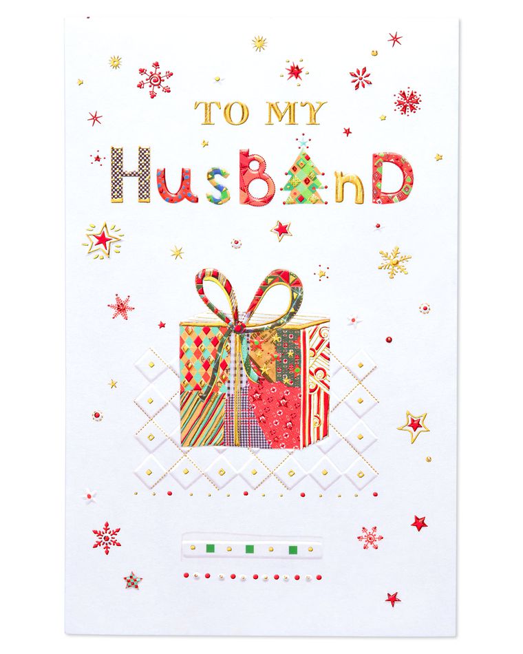 Gift Christmas Card for Husband 