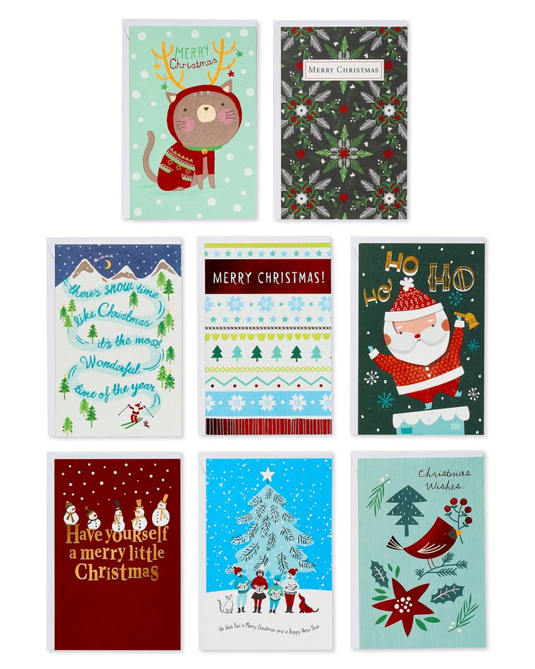Holiday Deluxe Greeting Card Bundle, 32-Count