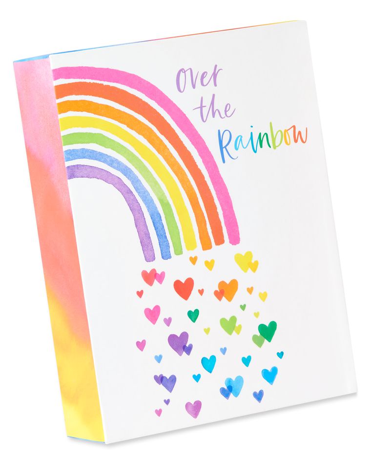 Rainbows and Hearts Boxed Blank Note Cards with Envelopes, 20-Count