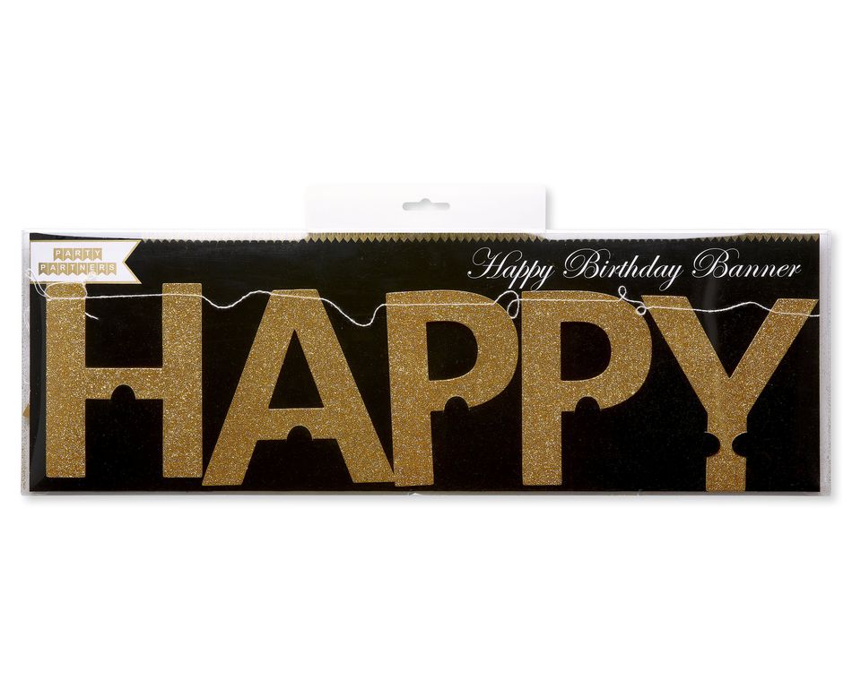 Party Partners Happy Birthday Banner