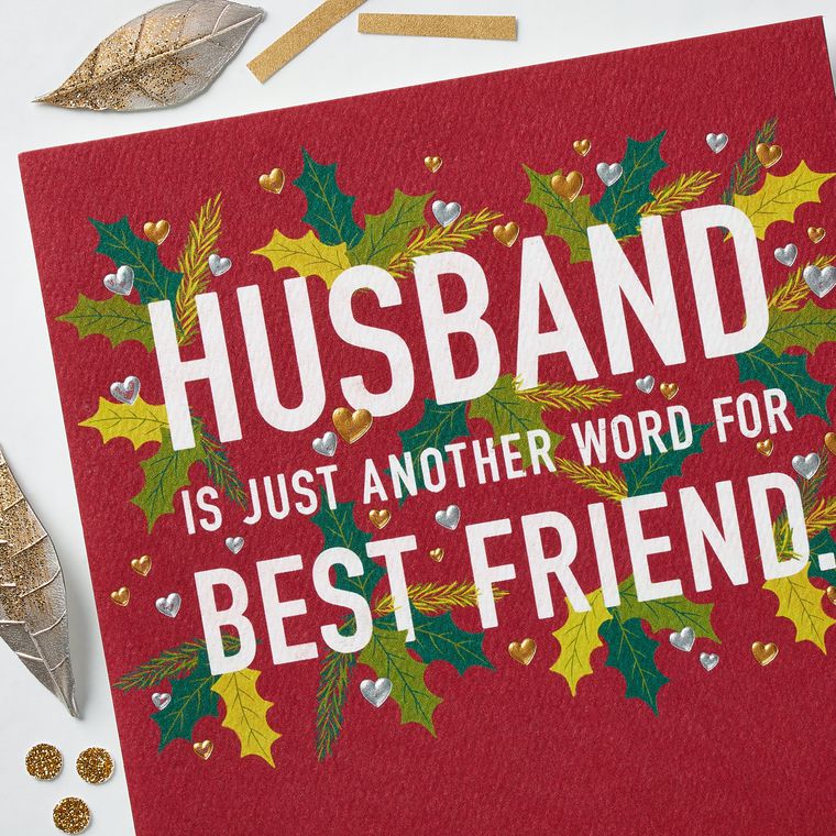 Best Friend Christmas Card for Husband