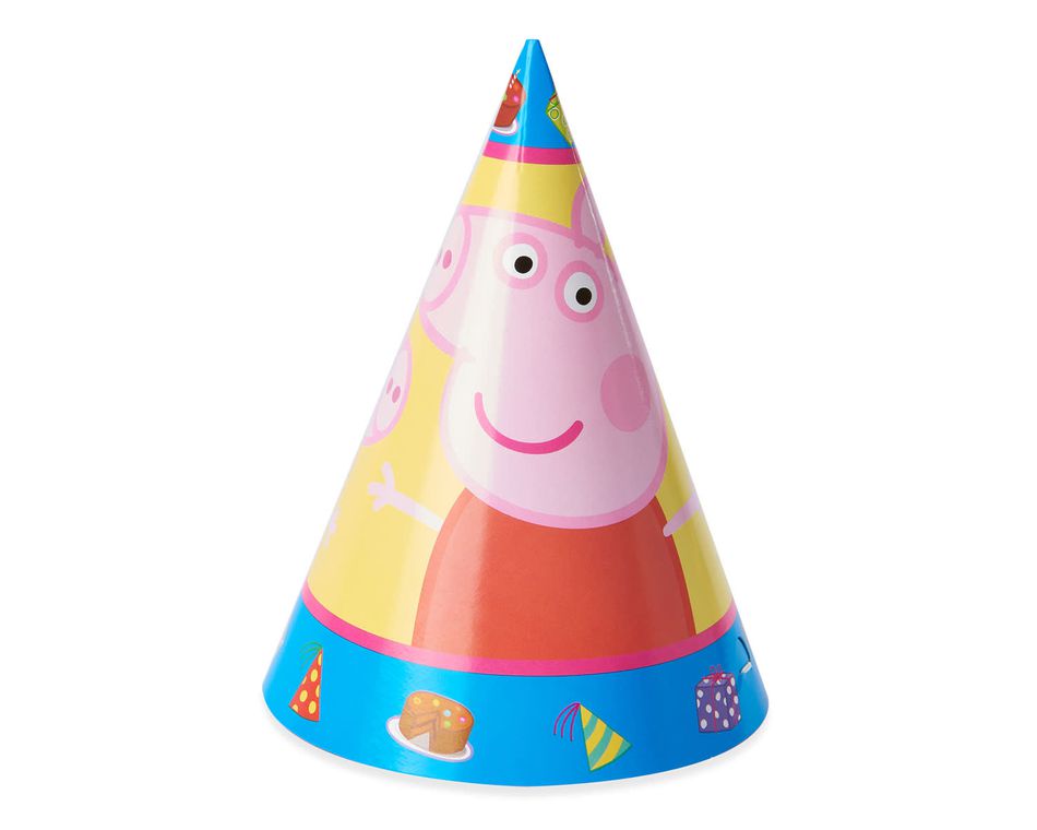 Peppa Pig™ Party Hats, 8 Count, Party Supplies | American Greetings
