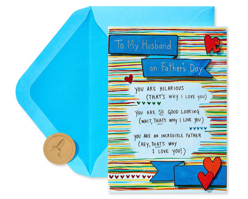 Why I Love You Father's Day Greeting Card for Husband