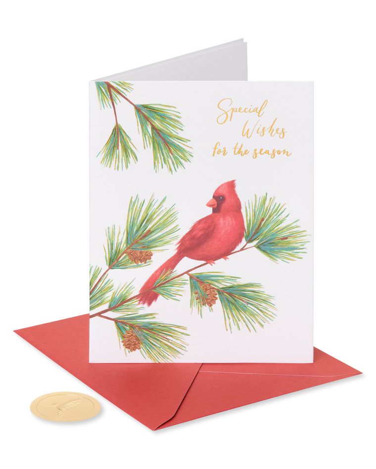 Joy, Peace and Good Health Christmas Greeting Card 